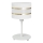 Candeeiro de mesa HELEN 1xE27/15W/230V branco/dourado