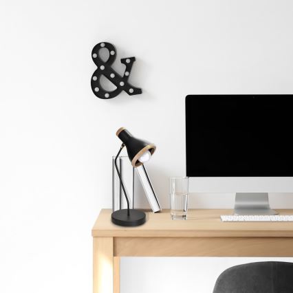 Candeeiro de mesa HOLLY 1xE27/60W/230V