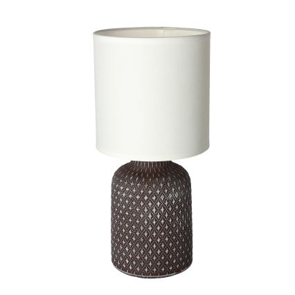 Candeeiro de mesa INER 1xE14/40W/230V castanho