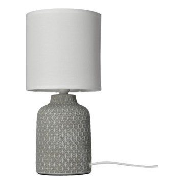 Candeeiro de mesa INER 1xE14/40W/230V cinzento