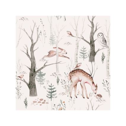 Candeeiro de mesa infantil KIDS ROOM 1xE27/60W/230V Ø 18 cm — motivos de animais