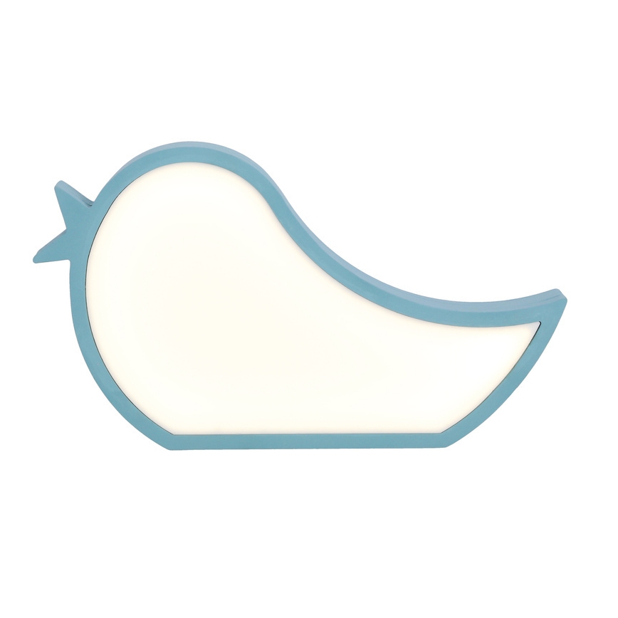 Candeeiro de mesa infantil LED BIRD LED/12W/230V azul