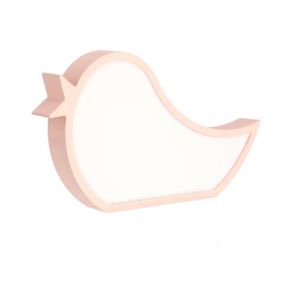 Candeeiro de mesa infantil LED BIRD LED/12W/230V rosa
