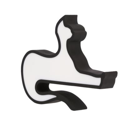 Candeeiro de mesa infantil LED CAT LED/13W/230V preto