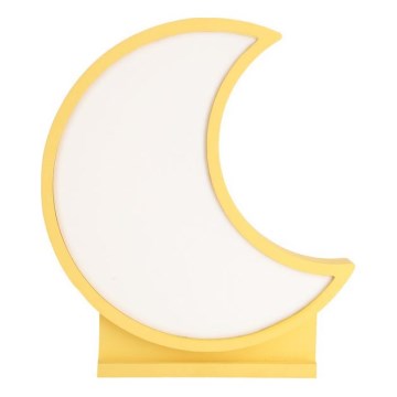Candeeiro de Mesa Infantil LED MOON LED/12W/230V amarelo