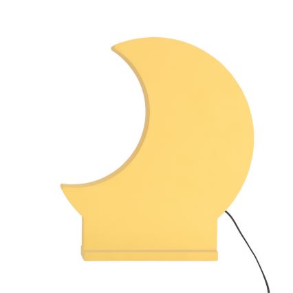 Candeeiro de Mesa Infantil LED MOON LED/12W/230V amarelo