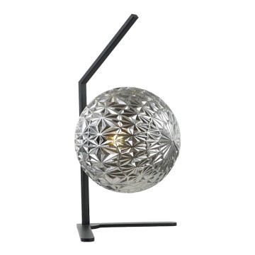 Candeeiro de mesa JUNO 1xE27/7W/230V cinzento/preto