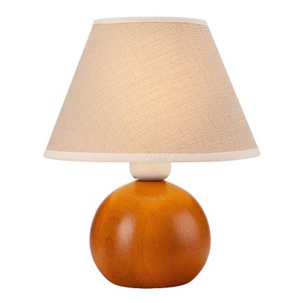 Candeeiro de mesa JUTA 1xE27/60W/230V faia