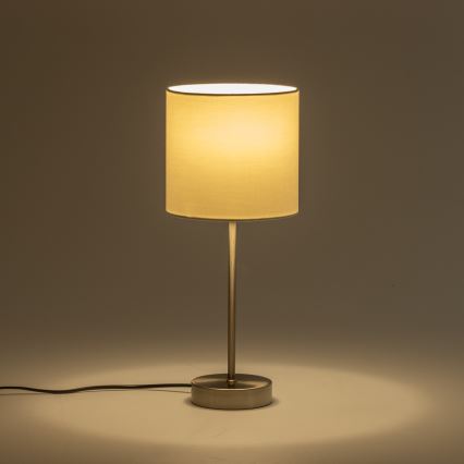 Candeeiro de mesa LED 1xE14/5W/230V branco/cromado mate