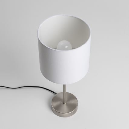 Candeeiro de mesa LED 1xE14/5W/230V branco/cromado mate