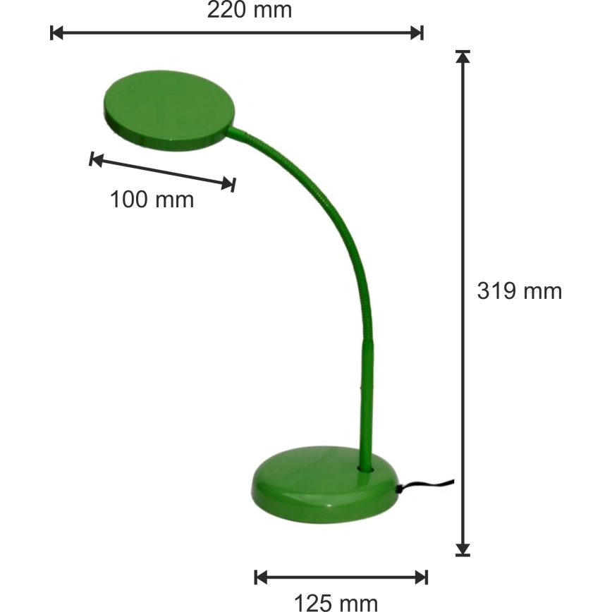 Candeeiro de mesa LED ANITA LED/6W/220V