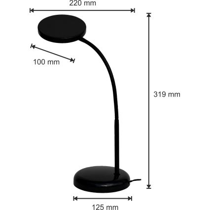 Candeeiro de mesa LED ANITA LED/6W/230V
