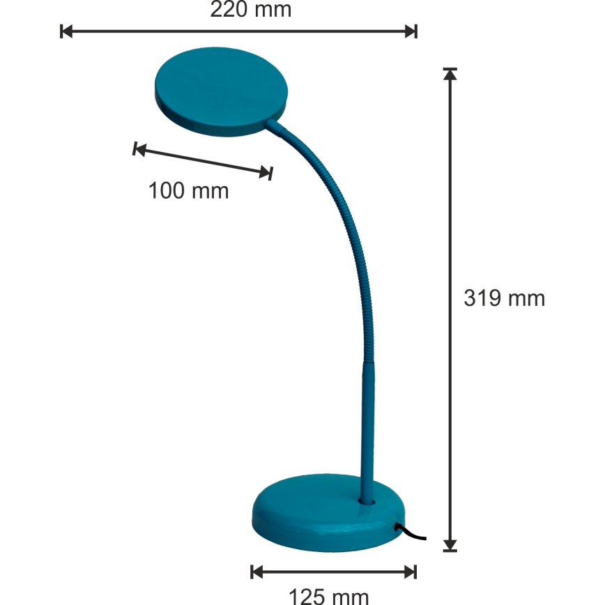 Candeeiro de mesa LED ANITA LED/6W/230V