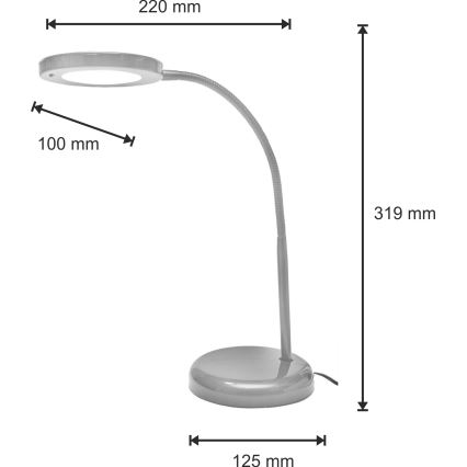 Candeeiro de mesa LED ANITA LED/6W/230V