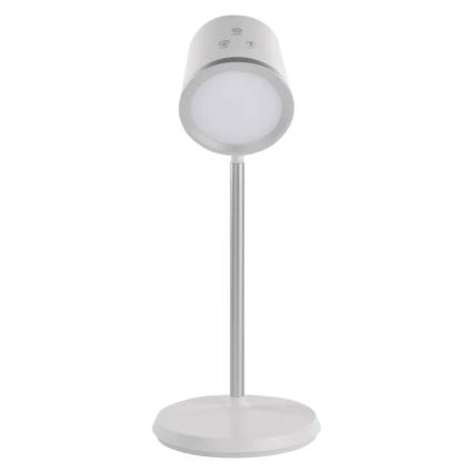 Candeeiro de mesa LED com regulação 4em1 LED/6W/3,7V 3000K/4000K/6500K 1500mAh branco