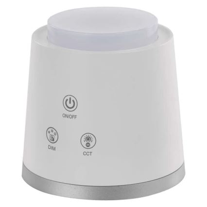 Candeeiro de mesa LED com regulação 4em1 LED/6W/3,7V 3000K/4000K/6500K 1500mAh branco