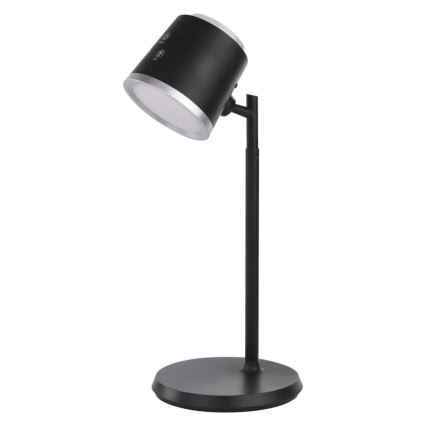 Candeeiro de mesa LED com regulação 4em1 LED/6W/3,7V 3000K/4000K/6500K 1500mAh preto