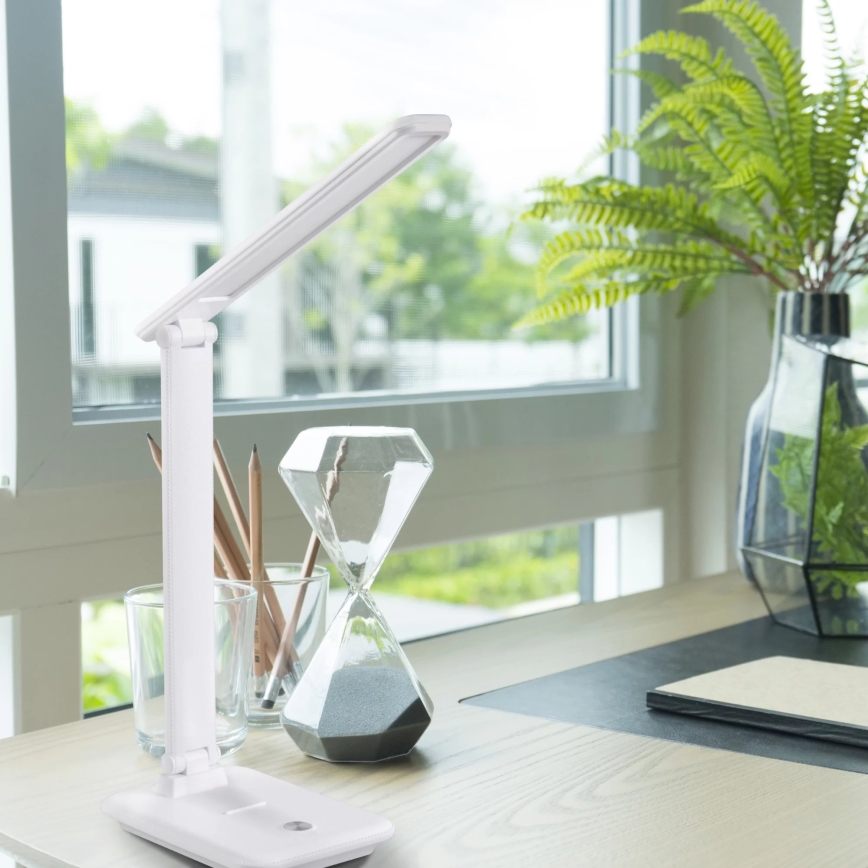 Candeeiro de mesa LED com regulação através do toque VINTO LED/8W/230V branco