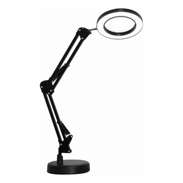 Candeeiro de mesa LED com regulação com uma lupa LED/10W/230V 3000/4500/6000K