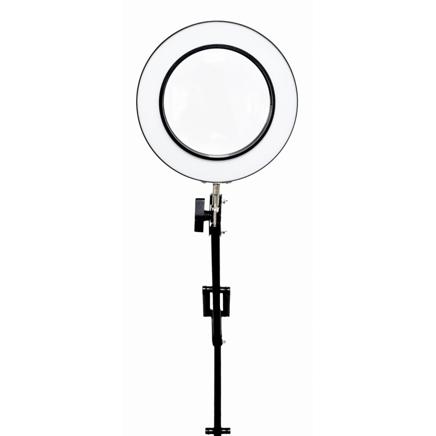 Candeeiro de mesa LED com regulação com uma lupa LED/10W/230V 3000/4500/6000K