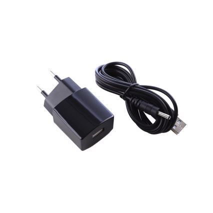 Candeeiro de mesa LED com regulação e visorLED/6W/230V castanho