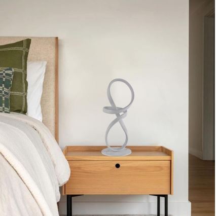 Candeeiro de mesa LED com regulação LED/26W/230V 3000/4000/6500K branco