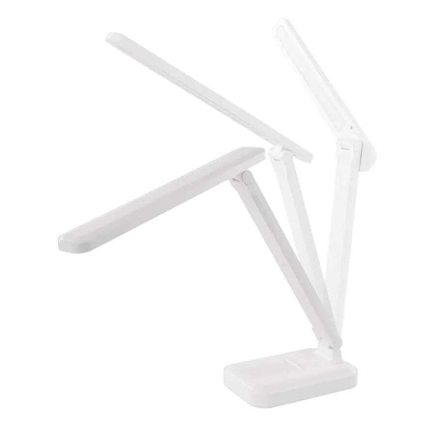 Candeeiro de mesa LED com regulação LED/5W/3,7V 3000K/4000K/6500K 800mAh branco