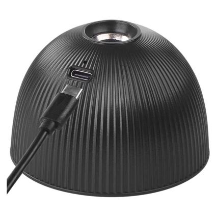 Candeeiro de mesa LED com regulação magnético 4em1 LED/4,2W/3,7V 4000K 1200mAh preto