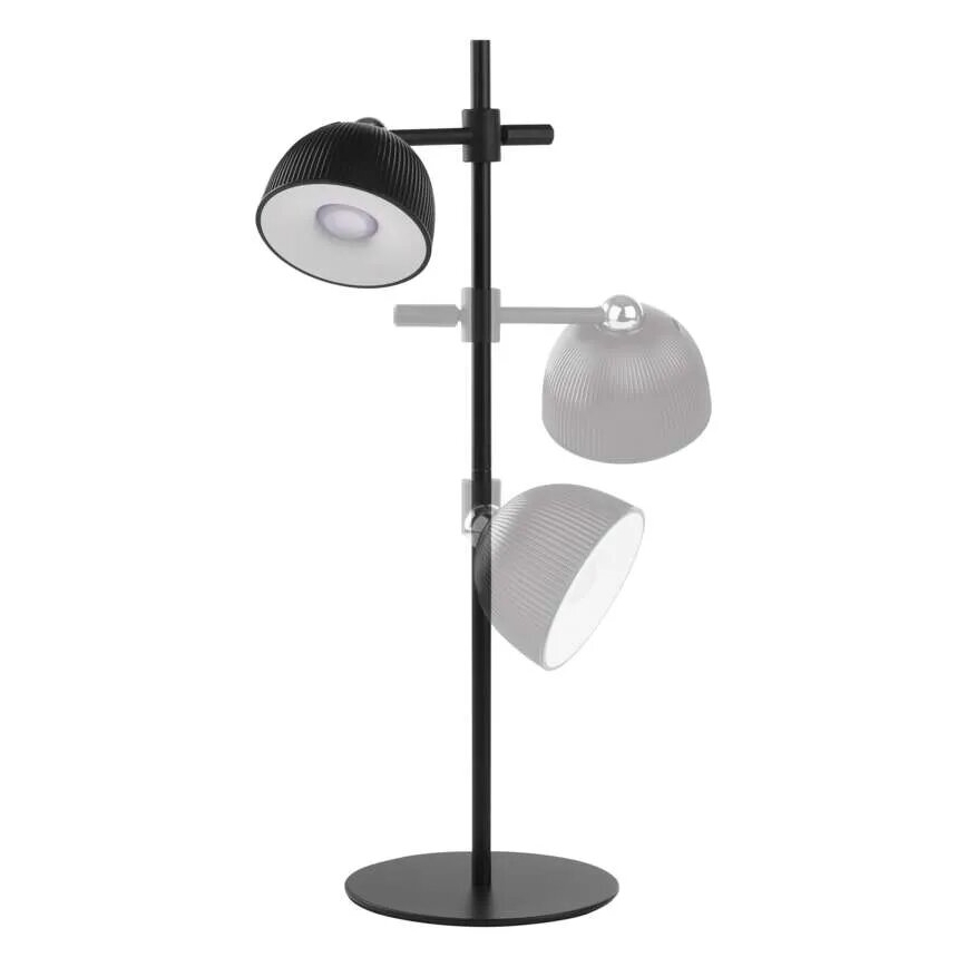 Candeeiro de mesa LED com regulação magnético 4em1 LED/4,2W/3,7V 4000K 1200mAh preto