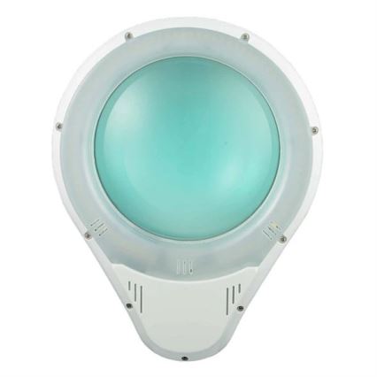 Candeeiro de mesa LED com uma lupa LED/9W/230V branco