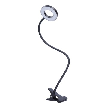 Candeeiro de mesa LED dimerizável com clipe LED/8W/230V 3000/4000/5000K preto