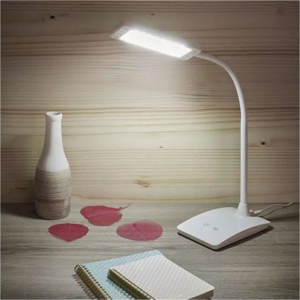 Candeeiro de mesa LED dimerizável EDDY LED/6W/230V 3000/4500/6800K branco