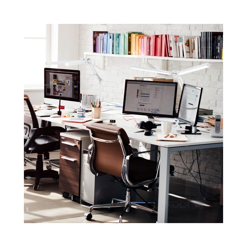 Candeeiro de mesa LED dimerizável TENUIX DUO LED/15W/230V 3000-6000K branco