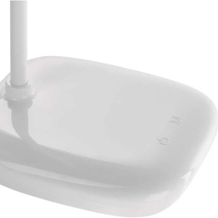 Candeeiro de mesa LED flexível regulável LED/12W/230V 3000K/4000K/6500K branco