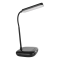 Candeeiro de mesa LED flexível regulável LED/12W/230V 3000K/4000K/6500K preto