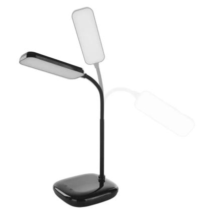 Candeeiro de mesa LED flexível regulável LED/12W/230V 3000K/4000K/6500K preto