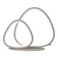 Candeeiro de mesa LED HELIX LED/15W/230V prateado