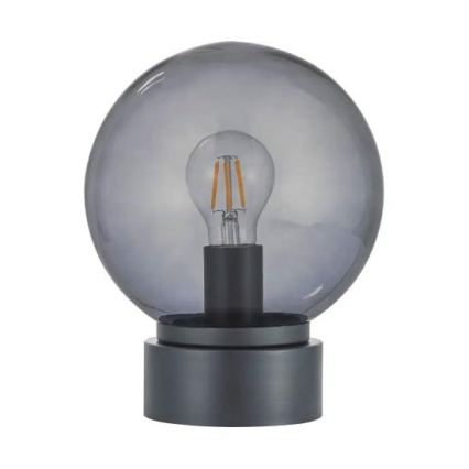 Candeeiro de mesa LED JIMMY 1xE27/60W/230V antracite/preto fumê