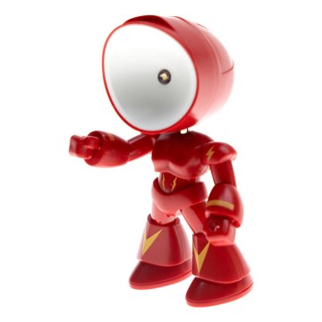 Candeeiro de mesa LED LED/0,06W/3xLR41 robô vermelho