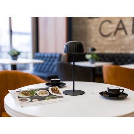 Candeeiro de mesa LED para exterior VIVIEN LED/3W/5V 2700K 1600 mAh IP54 preto