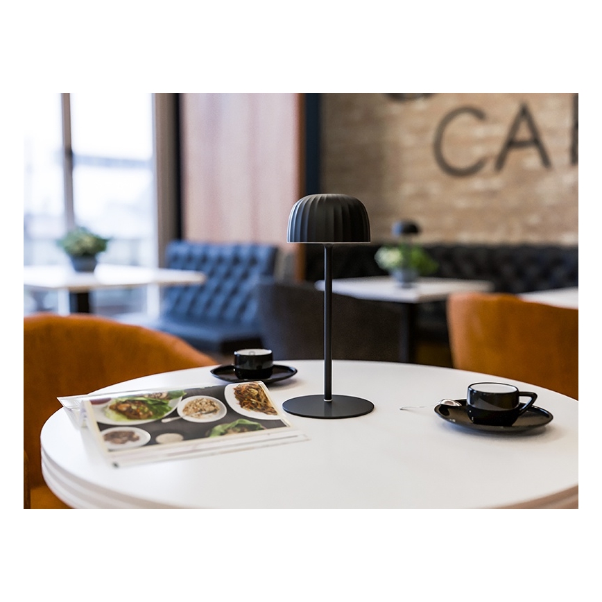 Candeeiro de mesa LED para exterior VIVIEN LED/3W/5V 2700K 1600 mAh IP54 preto