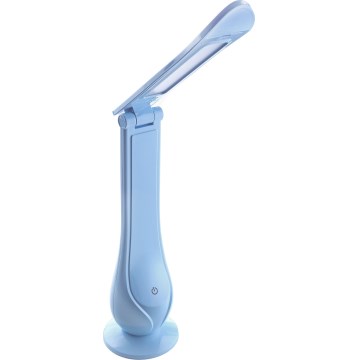 Candeeiro de mesa LED recarregável LILLY LED/4W/5V 1200 mAh azul