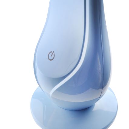 Candeeiro de mesa LED recarregável LILLY LED/4W/5V 1200 mAh azul