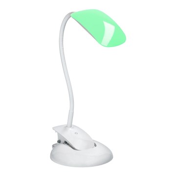 Candeeiro de mesa LED regulação podstavec i klip LED/5W/230V