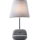 Candeeiro de mesa LED regulável com carregamento sem fios Qi SOFA LED/6W/230V cinzento