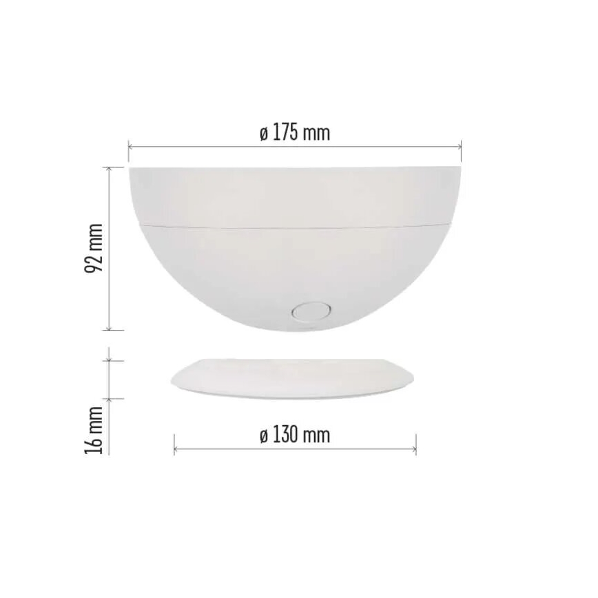 Candeeiro de mesa LED RGB com regulação GoSmart LED/7W/230V Wi-Fi branco