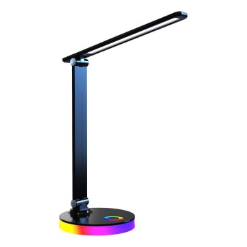 Candeeiro de mesa LED RGBW BRUNO LED/5W/5V 3000/4500/6000K preto