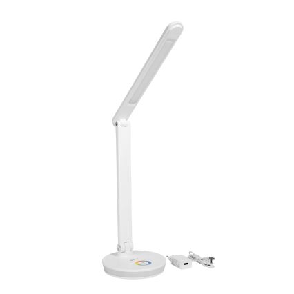 Candeeiro de mesa LED RGBW com regulação e power bank LED/12W/5V 2800-6000K branco
