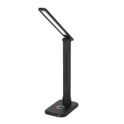 Candeeiro de mesa LED RGBW com regulação NOBLITE LED/7W/5V 3000/4000/6500K preto