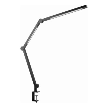 Candeeiro de mesa LED tátil, dimerizável e flexível com clip LED/12W/230V 3000/4000/6000K preto